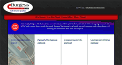 Desktop Screenshot of burgessmechanical.com